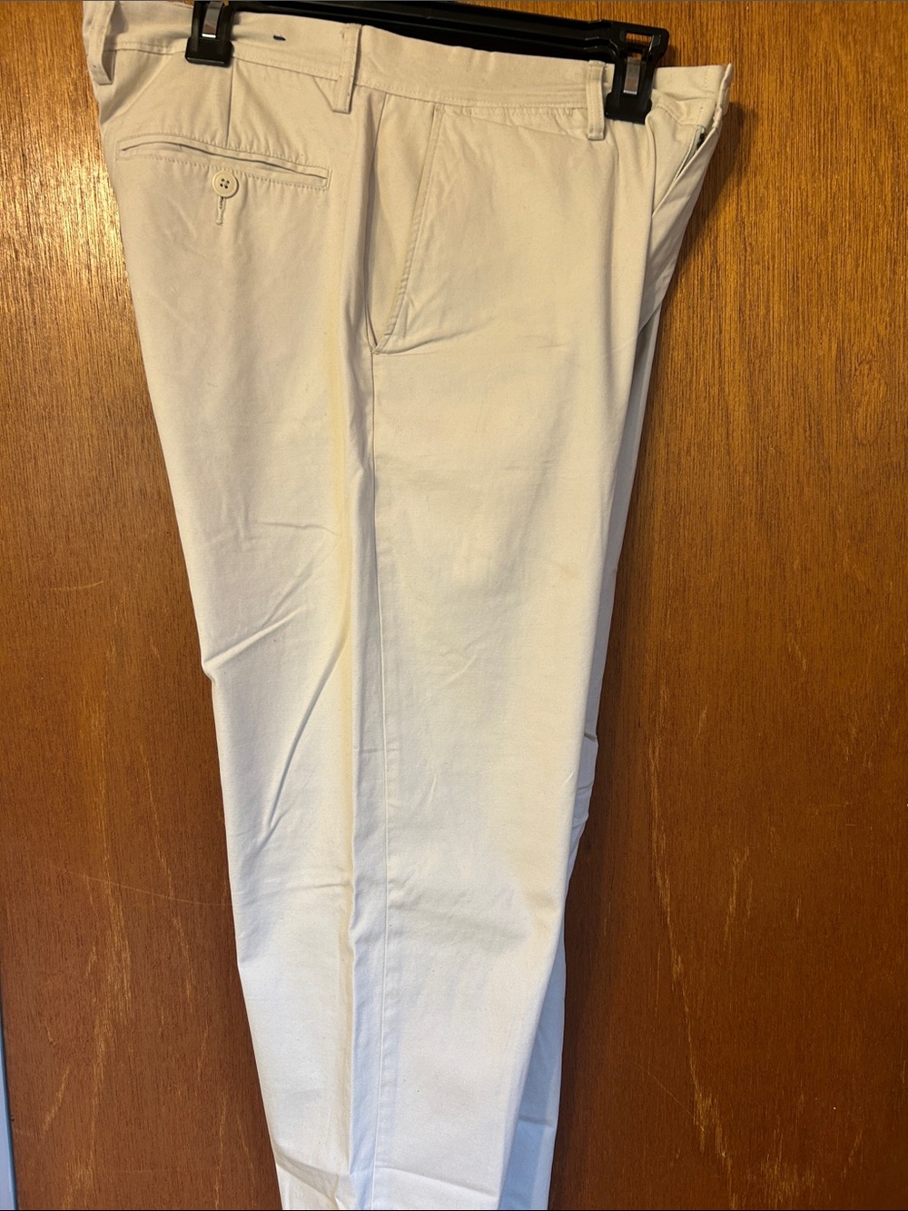 J. Crew Men's Stretch Chinos in Off-White